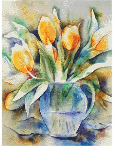 (image for) Watercolor Tulips